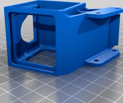 GoPro Hero 5 Session drone camera mount GoldQuadV1 by leirbag4