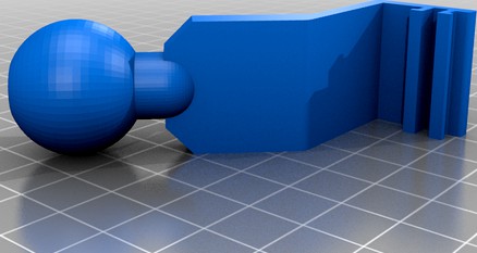 For Snapmaker 2 Enclosure: Webcam Mount BASE (remix)  for TeachingTech's flexible camera mount by DougJoseph