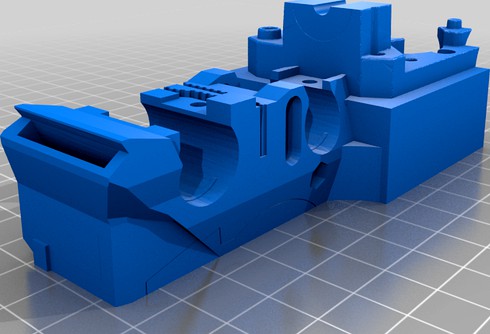 Direct drive BMG extruder for Prusa Mini clone, updated version by tinkerheart