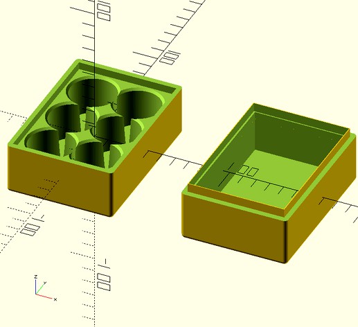 Battery box with lid Variant 1 by HoMa64