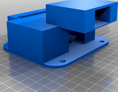 Throttle Holder, Throttle Pocket for Model Railroad Controls by kharstin