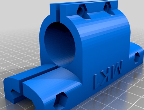 Picatinny Flashlight Holder by danielferal