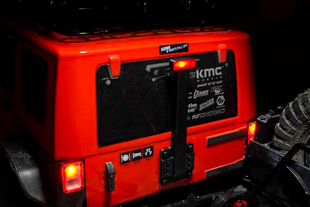 RC Axial Scx10 ii Jeep Wrangler Rubicon Rücklicht / Taillight / Scale Crawler  by BN_CRAWLER