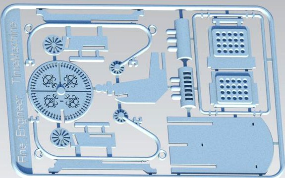 The time Machine kit card HG Wells by Fine_Engineer