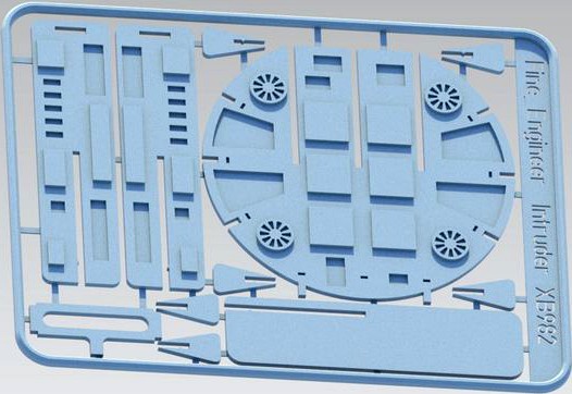 Valerian and Laureline Spaceship kit card by Fine_Engineer