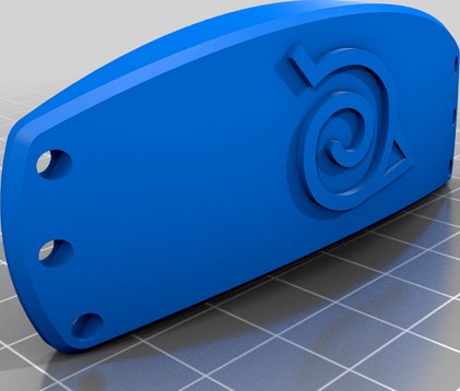 Naruto's Konoha headband by sensen_x_technologies