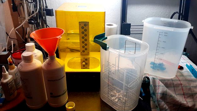 Anycubic wash/cure container pour out adapter V1+2 by MD3DD