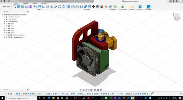 E3D V6 o Clone for Ender  3, 5 by Ranger1978