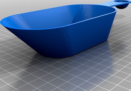 Parametric 2-in-1 Popcorn and salt measuring tool (2/3 cup to 3/4 tsp) by base4