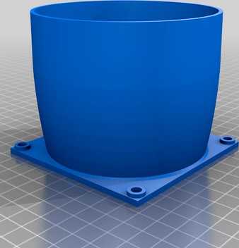 90mm fan to 100 mm ventilation duct by AEm