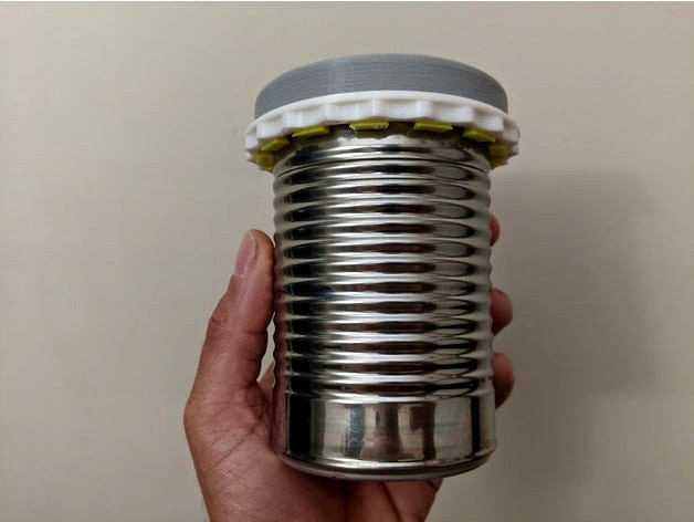 Save the can! Tin can threaded lid and storage system by jplasencia