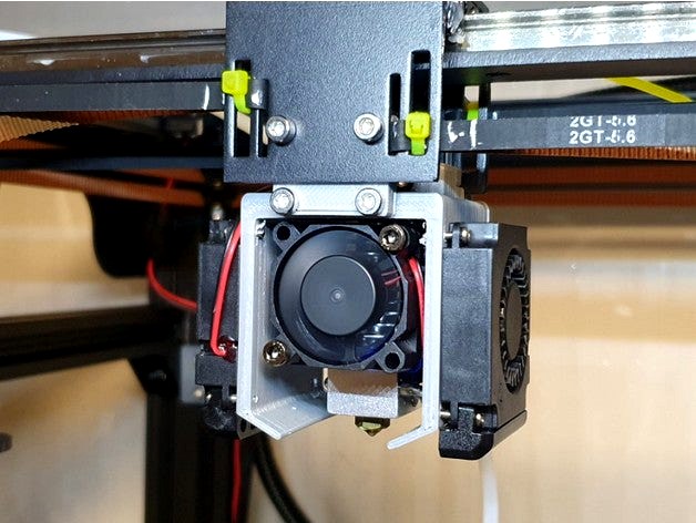 Sapphire E3D HOTEND MOUNT by antonykim