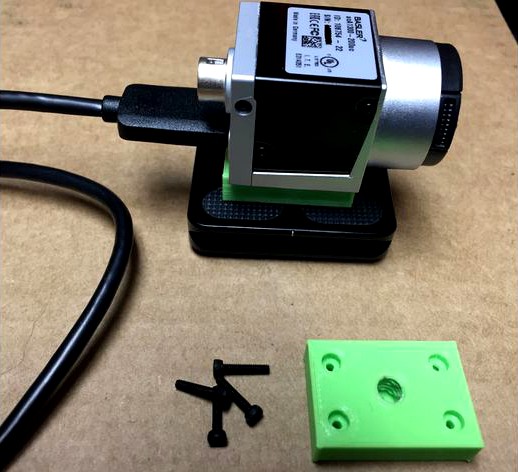 Basler Camera Tripod Mount Plate by pathfinderzero