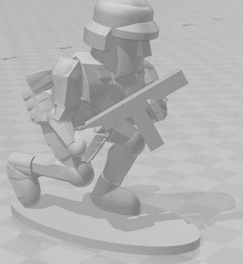 1-100 WW2 German Afrika Korps Infantry Crouching by waynemc65