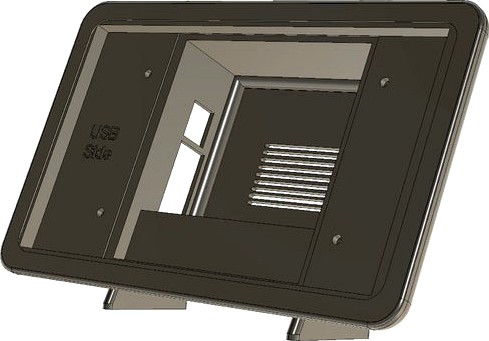 Raspberry Pi 4 and 7" Touchscreen by harneyphoto