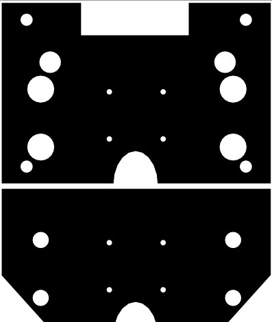 Shapeoko 3 Tram Plate for 52mm Spindle and Z-Plus by jeremypettit