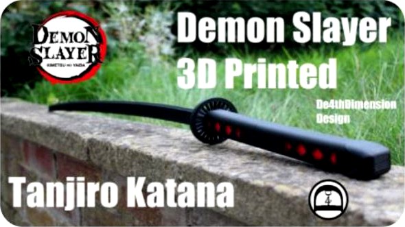 Demon Slayer Tanjiro Katana by de4thdimension