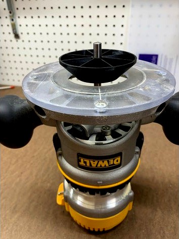 Router Base Centering Cone - Wide Bore by eschmidt12