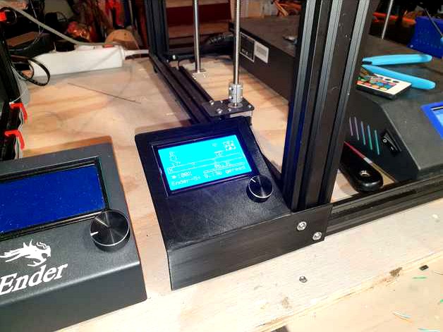 Left side Display mount Ender 5(plus) by DiSrUpTeR