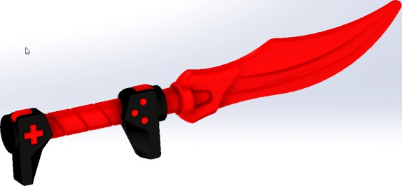 LEGO Ninjago Game Controller Sword  by Torantos