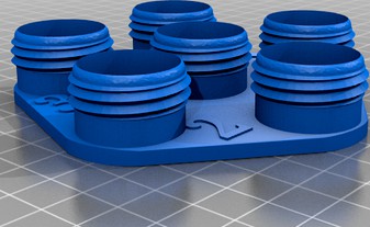 6 DAYS PILLS CONTAINER MADE WITH REFRESHING CAPS by aquilea