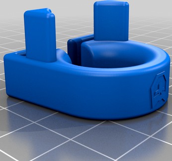 HP Reverb G2 upwards cable clip by Danol