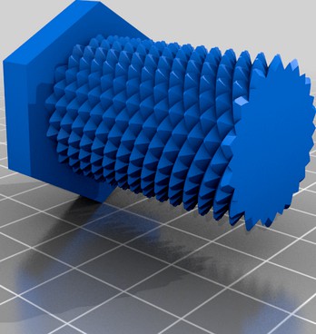 Two way clockwise and counter clockwise bolt with nuts by Arashrk
