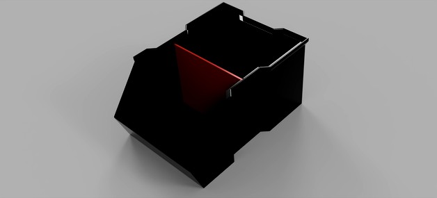 Stackable Box with Divider Wall by vitaly12
