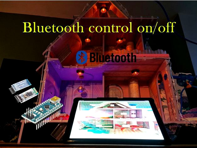 Arduino bluetooth light system including own app for all dollhouse and DIY projects compleet guide by Blackline