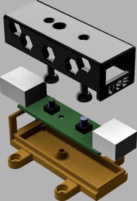 LED Player Case for WS2812B  LEDs (neopixel) by Denise_Wink