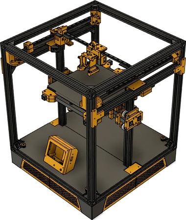 EvoB3 CoreXY 3D Printer by Braccoz