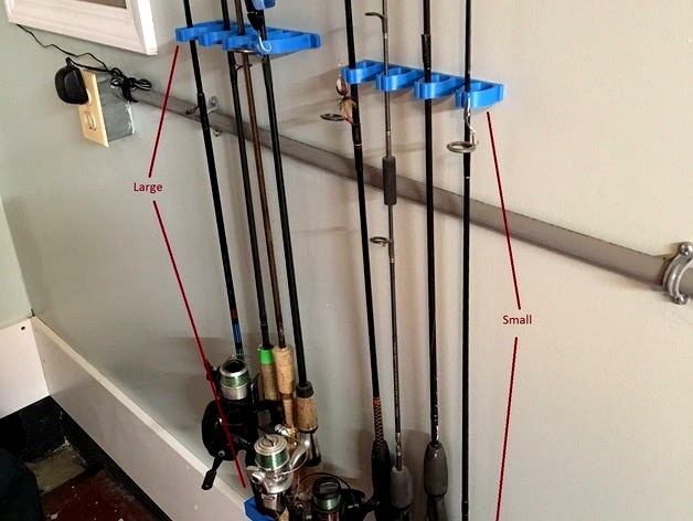 Fishing rod holder /  rack by BrookTrout