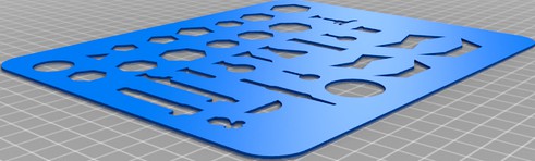 normographe chime / chemistry stencil by nathan0