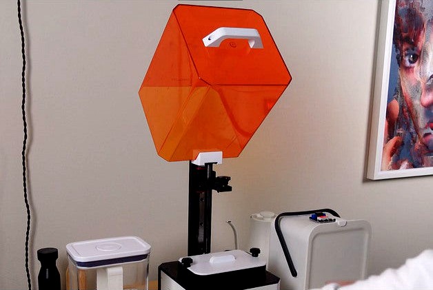 Angled Acrylic Cover holder for LD-002R  by scottyujan