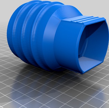 PwnCNC 2.5in Threaded Hose Adapter by Jzooor