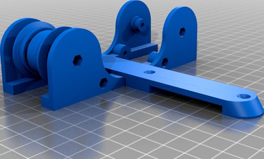 Yet another adjustable spool holder (with bearings) in openscad by toastfr35