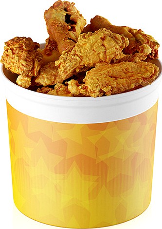 Fried chicken bucket