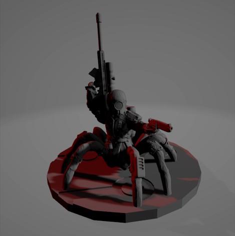 Cyber Drider Sniper by Ellie_Valkyrie