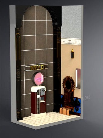 Bioshock Bookcase Insert Printer Version by Aeromaxe