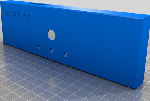 MiSTer front panel for a Mini-ITX case by vihapuu