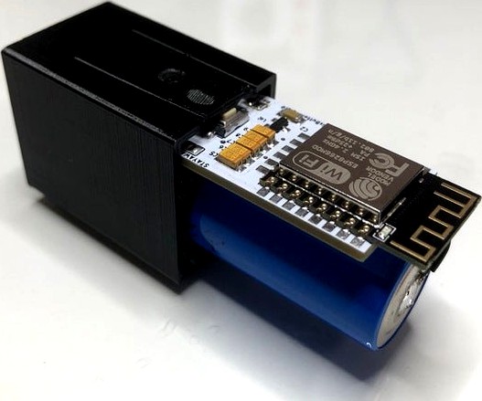 Completed ESP8266 WIFI button (with PCB, schematic, case) by hixfield