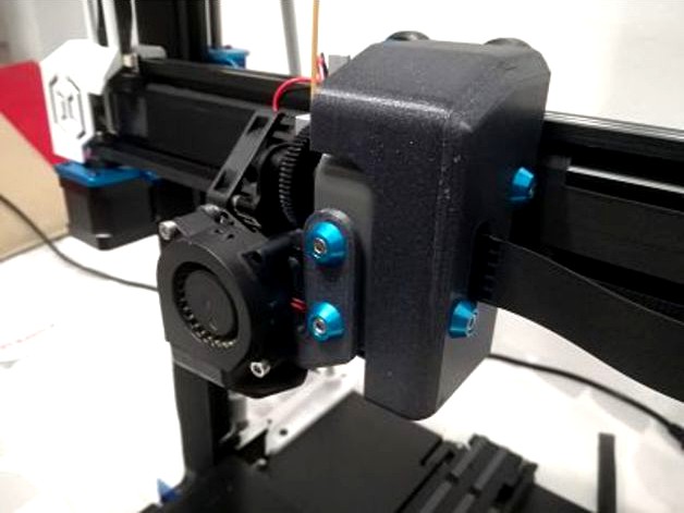 Artillery X1 Titan Aero Clone mount for X1 by halfmaker