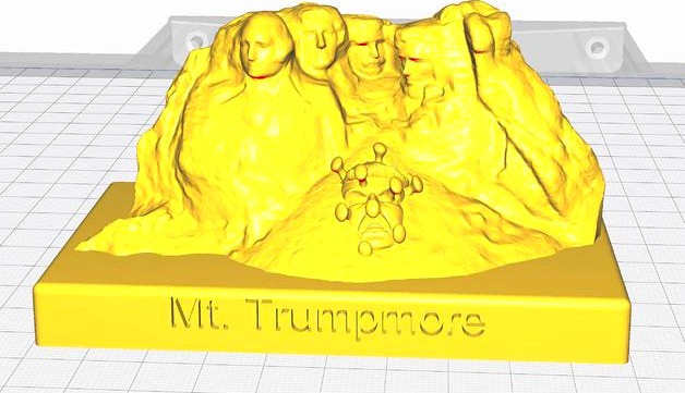 Mount Trumpmore - Trump on Mt Rushmore by BAGraphics