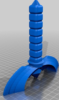 The Hero of Time's Paint stick sword by Codyacehardware