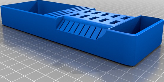 In-drawer USB, SD and mini SD card box by CIAman