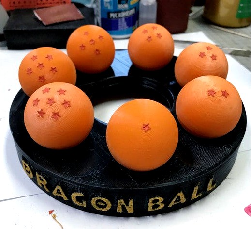 Dragon ball display (stand pour Dragon balls) by DjamKhi