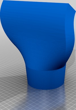 reducer for air outlet (3d printer) by 3D-plotter