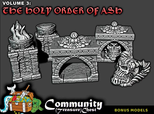 Religious Relics and Brazier - 28mm by ecaroth