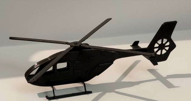 EC135 Helicopter - Kit Card w/ printable instructions by robatzen