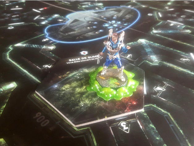 Slime base for Nemesis Boardgame by lindrole